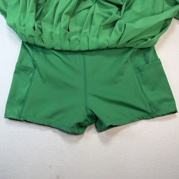 ALL IN MOTION Womed X Large Sporty Preppy Pleated Flex Green Tennis Skort - Picture 4 of 6